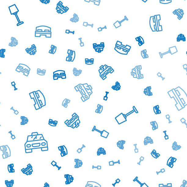 设置有出租车车厢台灯和酒店客房床图片下载