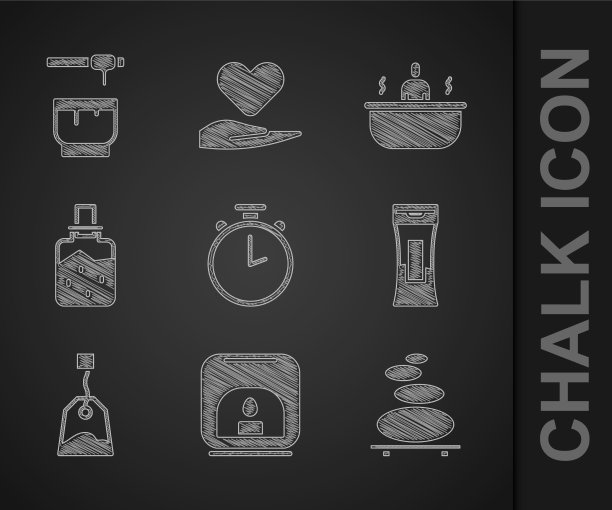 设置秒表、香薰灯、堆砌热石图片下载