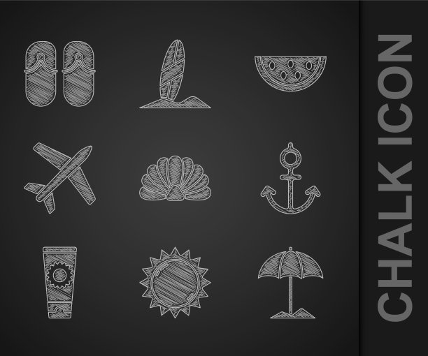 设扇贝海贝遮阳伞图片下载