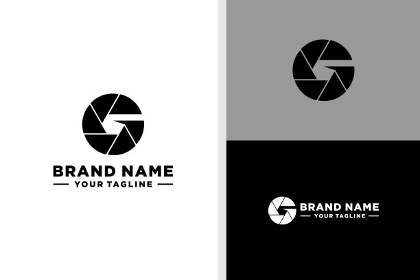 字母g和相机标志简单的编辑图片下载