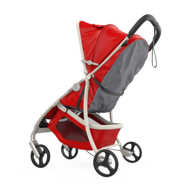 婴儿推车孤立图片下载