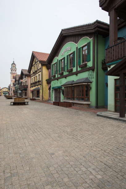 北京通惠小镇酒吧街图片下载