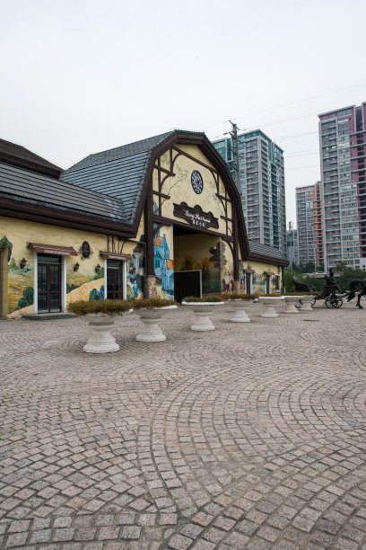 北京通惠小镇酒吧街图片下载