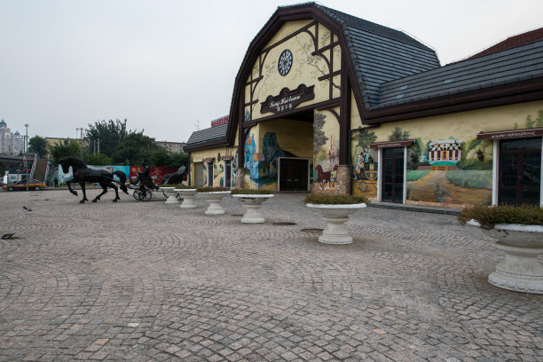 北京通惠小镇酒吧街图片下载