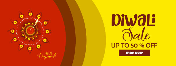 排灯节出售横幅艺术图片下载