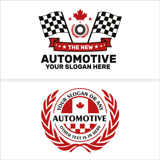 运动汽车服务标志设计图片下载