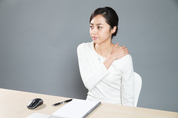 疲劳的女白领图片下载