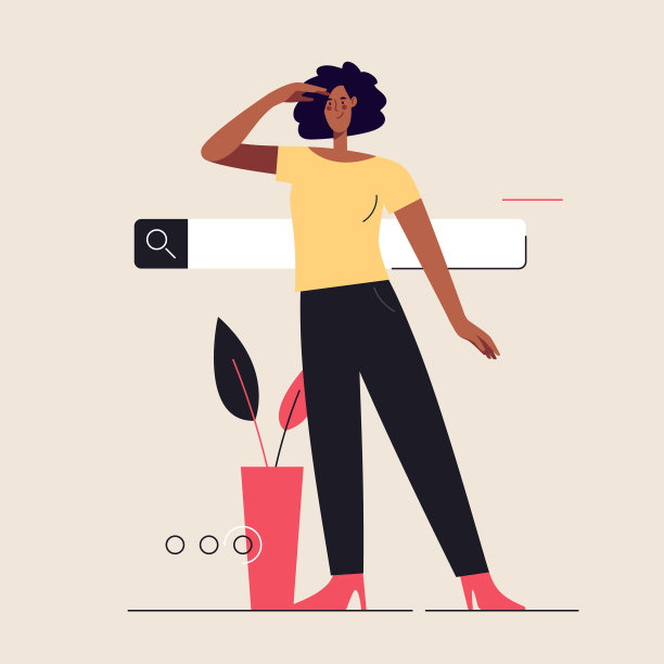 商务平面风格上轮廓图片下载