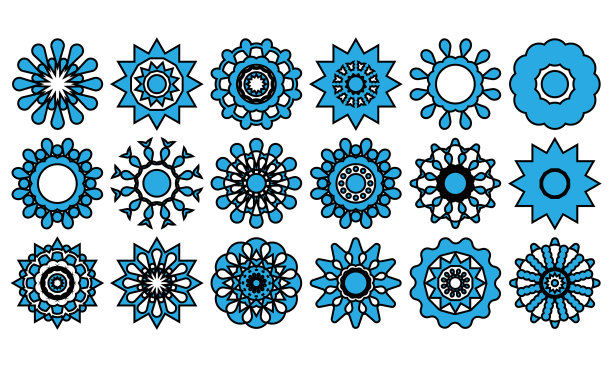 互联网媒体和图标在粉红色的背景设置图片下载
