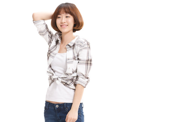 青春活力的青年女人图片下载