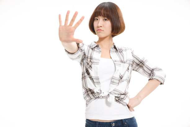 青春活力的青年女人图片下载