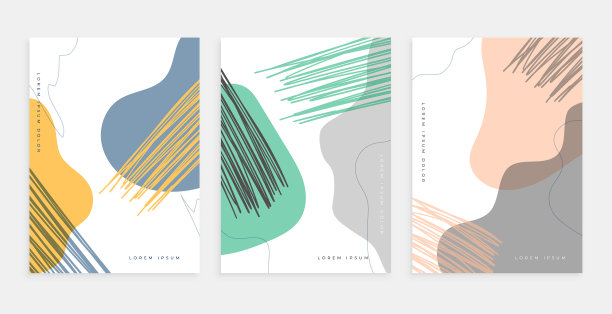 当代风格的手绘海报设计图片下载