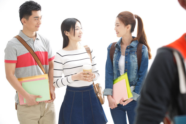 四个年轻的大学生图片下载