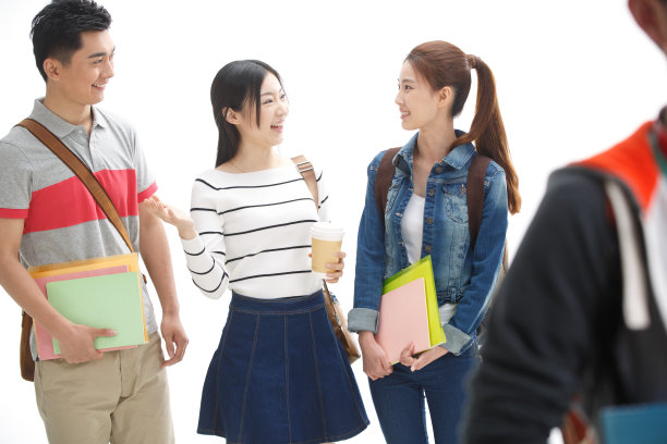 四个年轻的大学生图片下载