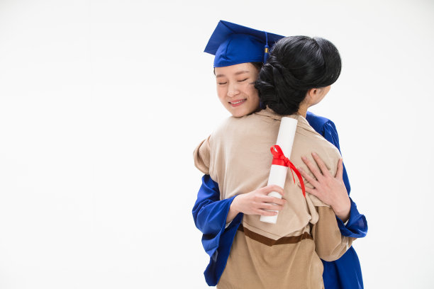 幸福快乐的母女图片下载