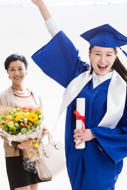 幸福快乐的母女图片下载