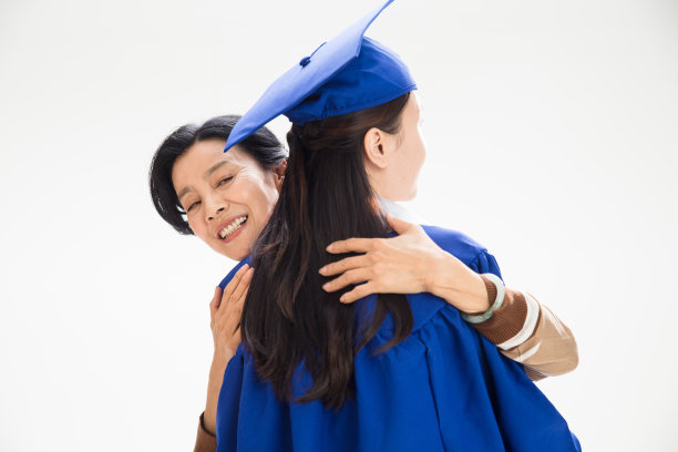 幸福快乐的母女图片下载