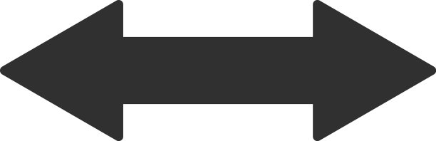 水平交换箭头平面图标图片下载