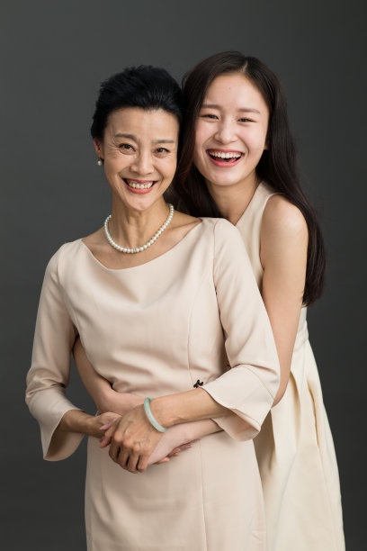 幸福母女图片下载