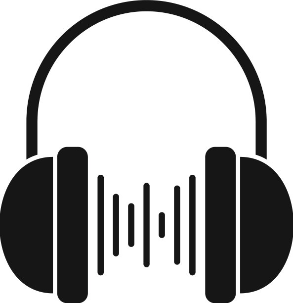 耳机播放列表图标简单的音乐歌曲图片下载