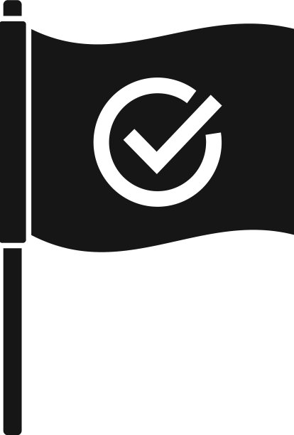 可靠性旗图标简单南图片下载