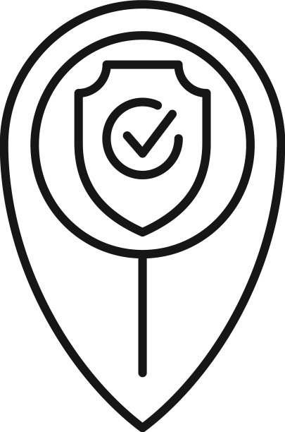 可靠性定位图标轮廓图片下载