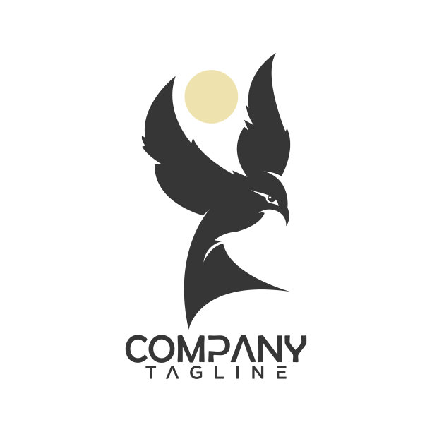 会飞的鸟标志图片下载