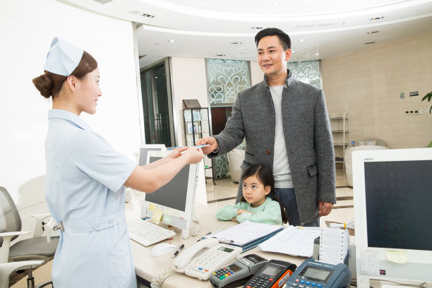 牙科医院的服务台图片下载