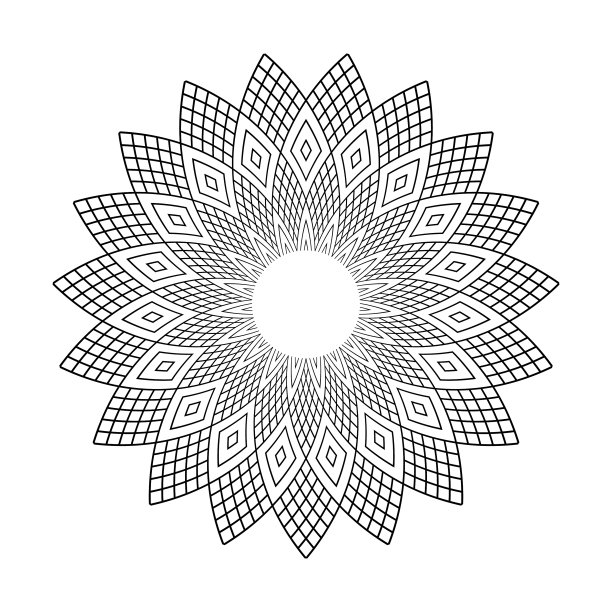 圆花图案图片下载