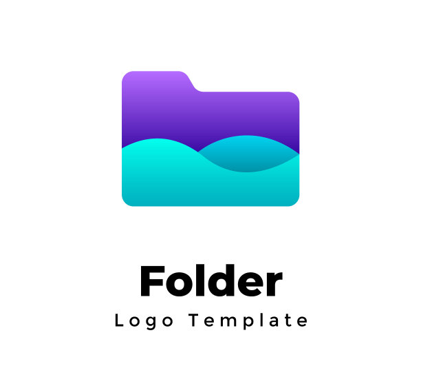 创意Logo模板抽象文件夹图片下载