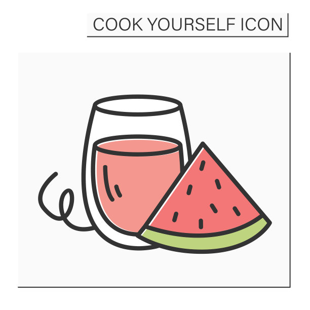 西瓜汁颜色图标图片下载