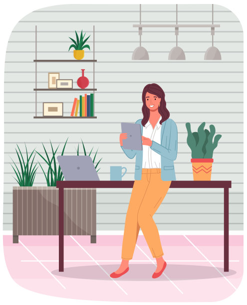 与技术、电子产品合作。在工作场所使用平板电脑和电子设备的办公室职员图片下载