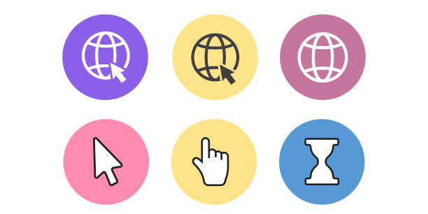 像素光标图标鼠标箭头。鼠标电脑光标。图片下载