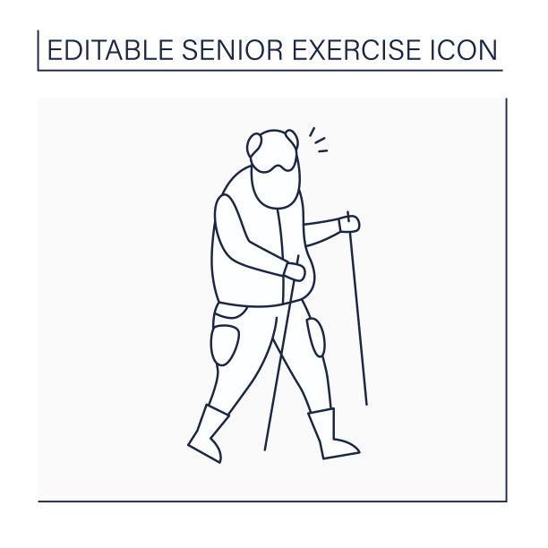 斯堪的纳维亚步行线图标图片下载