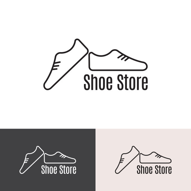 鞋店logo设计模板图片下载