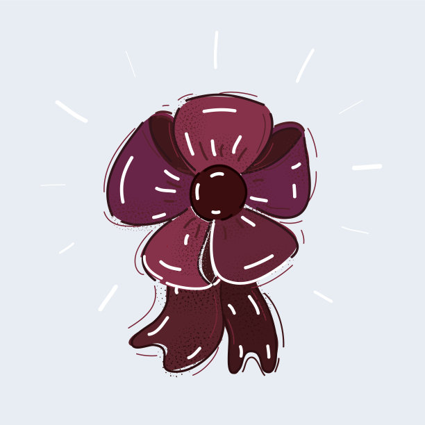 矢量插图的弓在白色的背景图片下载