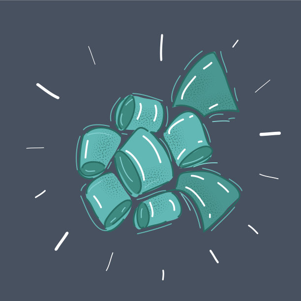 矢量插图的弓在黑暗的背景图片下载