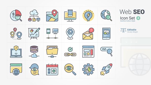 Web SEO图标收集4/6图片下载