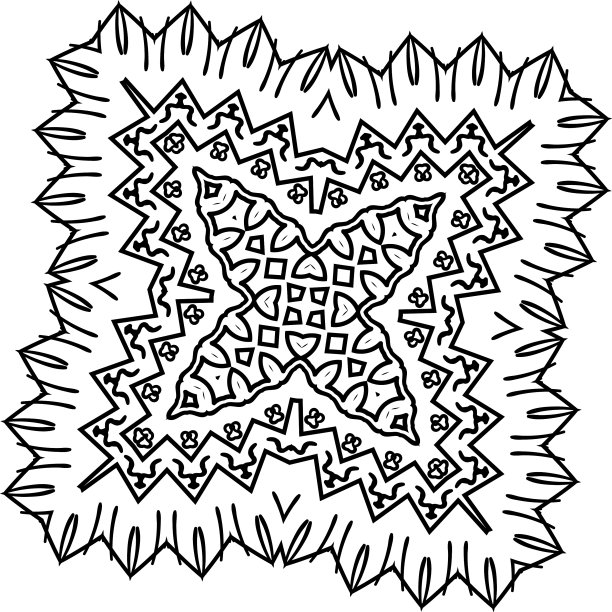 图案点缀黑白轻松图片下载