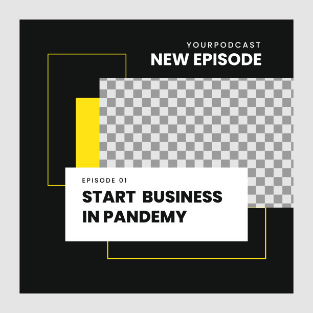 商业主题的社交媒体帖子模板图片下载