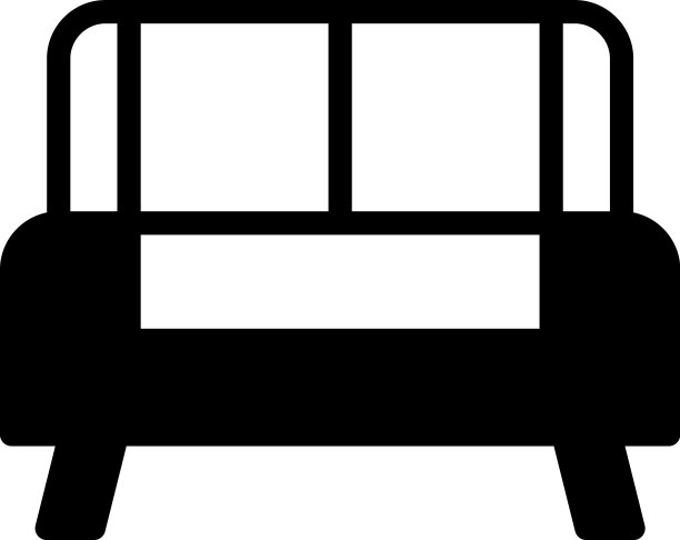 与标志沙发双色调风格图标完美图片下载