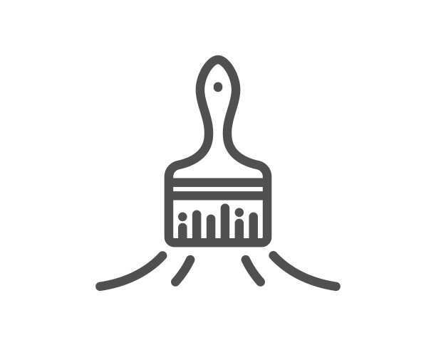 画刷线条图标墙刷标志图片下载