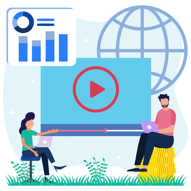 卡通人物形象视频营销图片下载