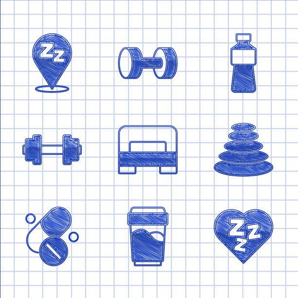设置大床玻璃与水瞌睡堆栈热图片下载