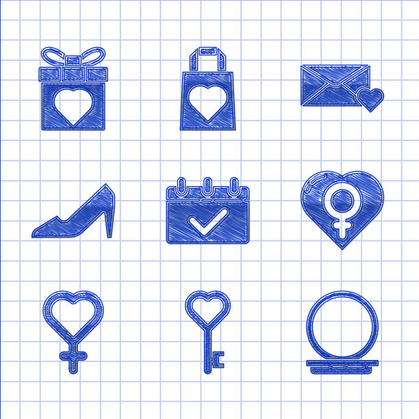 设置日历与8三月关键在心型图片下载