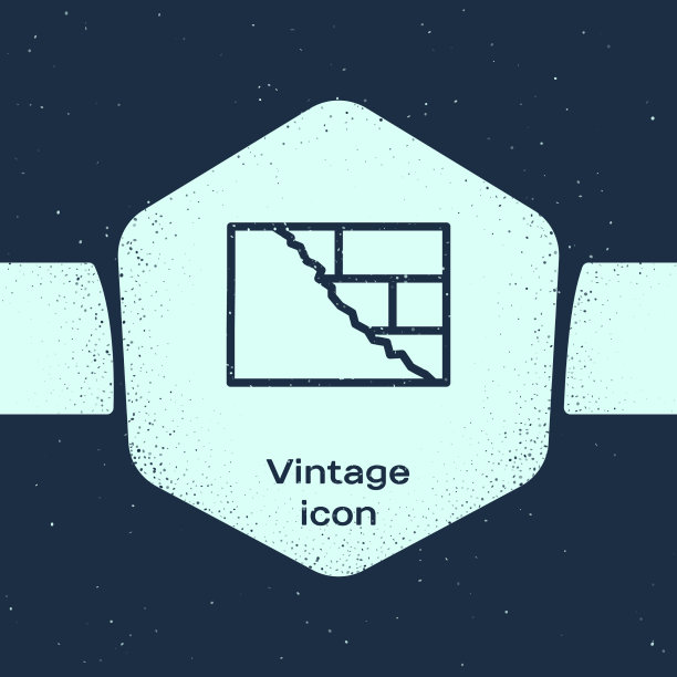 垃圾线砖图标孤立在蓝色图片下载