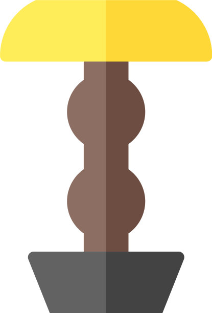 与标志灯的扁平风格图标完美图片下载