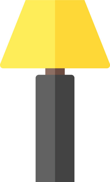 与标志灯的扁平风格图标完美图片下载