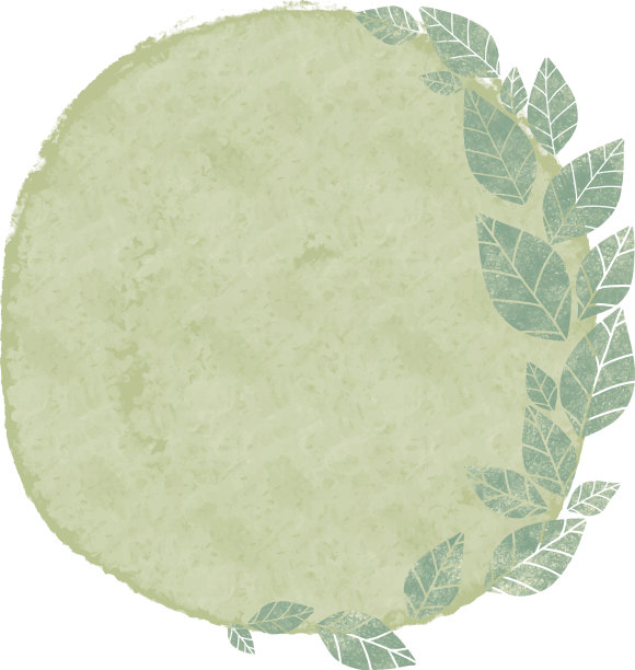 茶叶用笔画复制空间花环图片下载