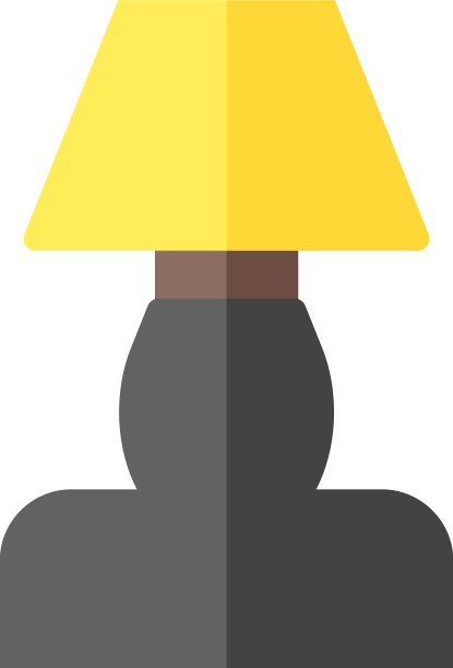 与标志灯的扁平风格图标完美图片下载